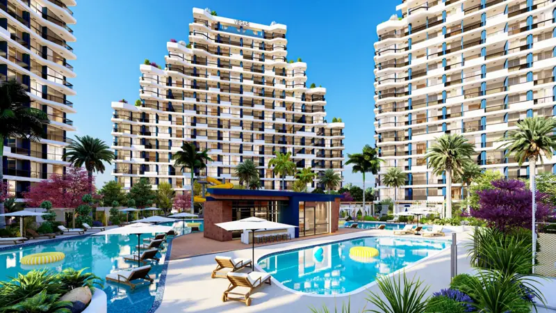 Vizualizacija bazena u kompleksu Vegas
